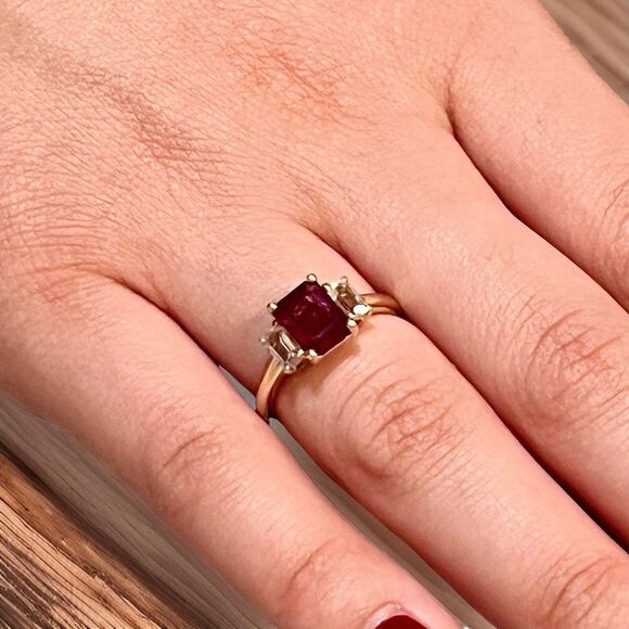 Natural Ruby Sapphire Ring 6.5 14k Y Gold 2.51 TCW Certified $3,950 310636 - Picture 14 of 16